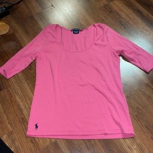 Ralph Lauren pink shirt